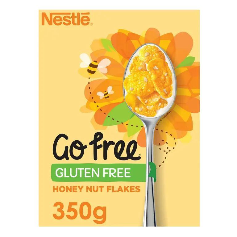 Nestle Go Free Gluten Free Honey Nut Flakes Cereal 350g