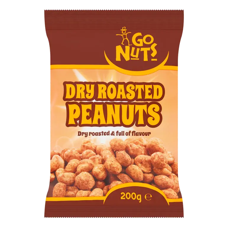 Go Nuts Dry Roasted Peanuts 160g