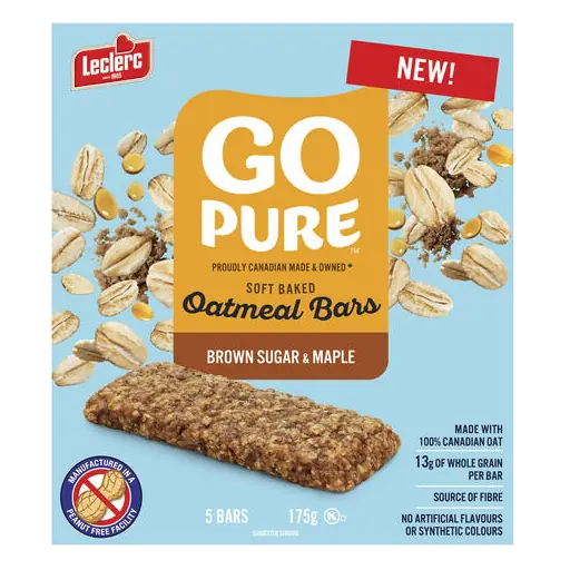 Soft Baked Oatmeal Bar Maple Brown Sugar 175 g