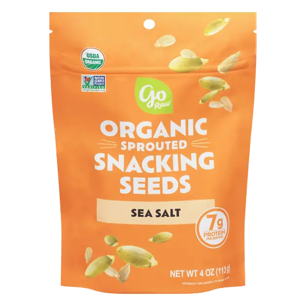 Go Raw Organic Sea Salt Snacking Seeds, Gluten Free, Vegan, Protein Snack