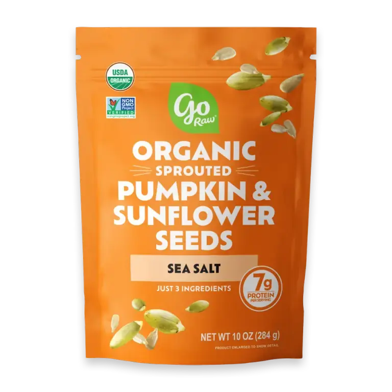 Organic Sprouted Sea Salt Pumpkin & Sunflower Seeds