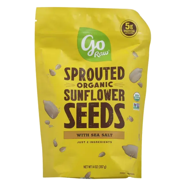 Sunflower Seeds with Sea Salt, Sprouted