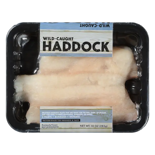 Wild Caught Boneless Skinless Haddock Fillets - 2 ct