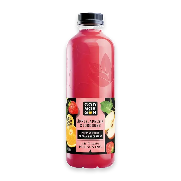 Fruktdryck Äpple Apelsin Jordgubb 850ml God Morgon®