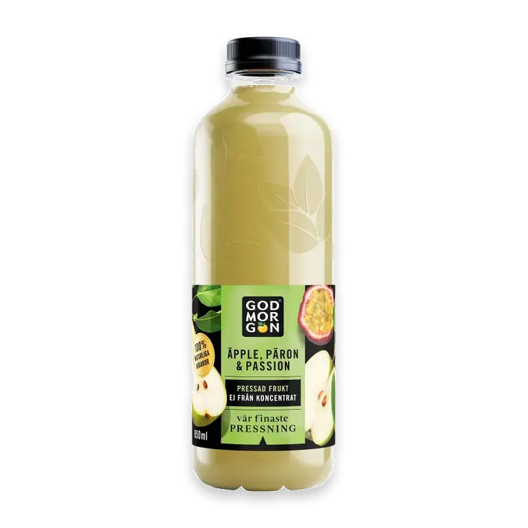 Fruktdryck Äpple Päron Passionsfrukt 850ml God Morgon®