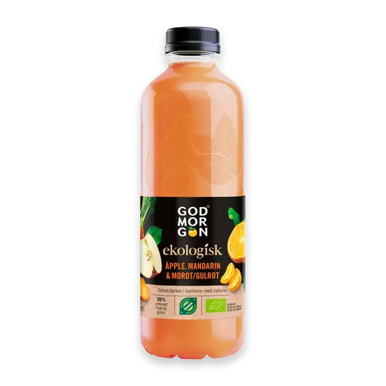 Juice Äpple Mandarin Morot Ekologisk 850ml God Morgon®