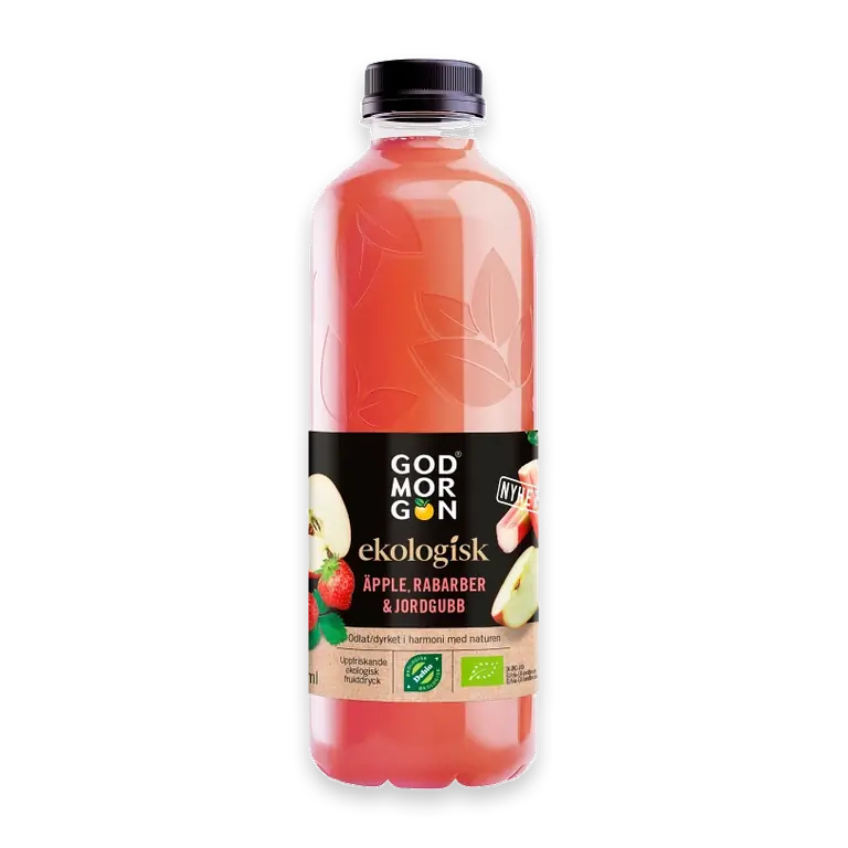 Juice Äpple Rabarber Jordgubb Ekologisk 850ml God Morgon®