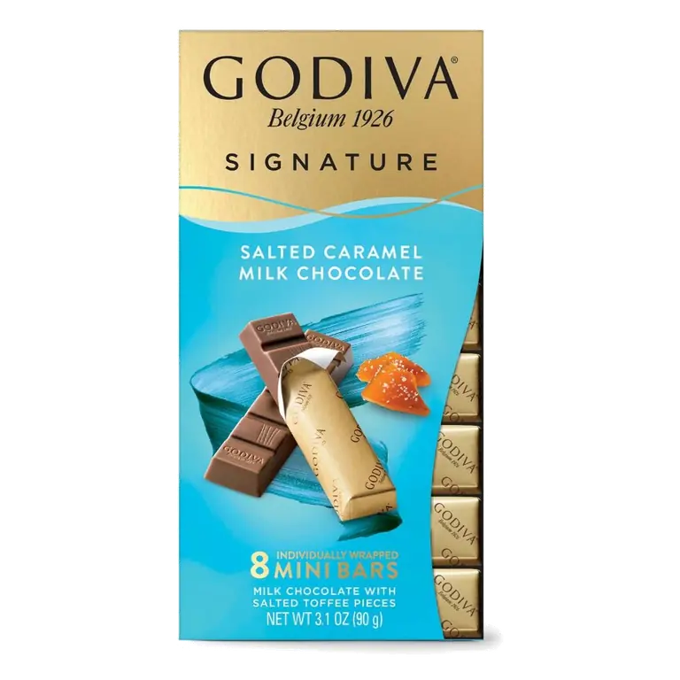 Salted Caramel Milk Chocolate Mini Bars