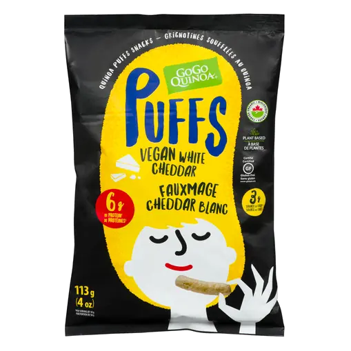 Gluten-Free Vegan Puffs White Cheddar 113 g