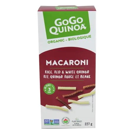 Organic Pasta Macaroni Rice Red & White Quinoa 227 g