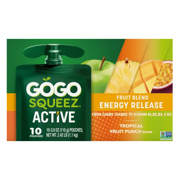 Active Energy Release Tropical Fruit Punch Blend Pouch - 10 ct
