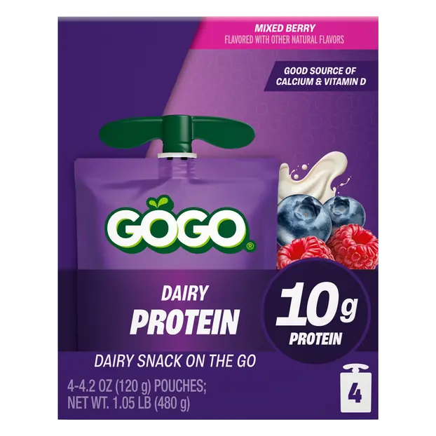 GoGo Mixed Berry Dairy Protein Snack