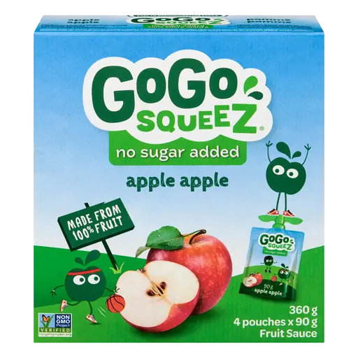 Gluten-Free Fruit Sauce Apple Apple 4 x 90 g