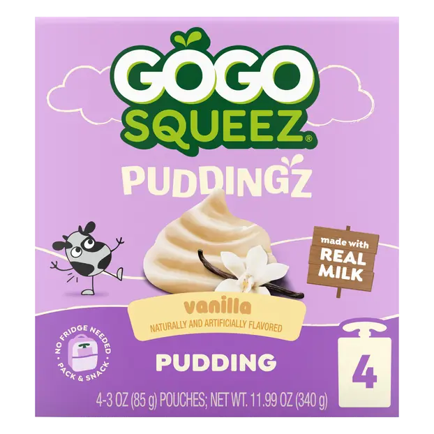 PuddingZ Vanilla Pudding - 4 ct