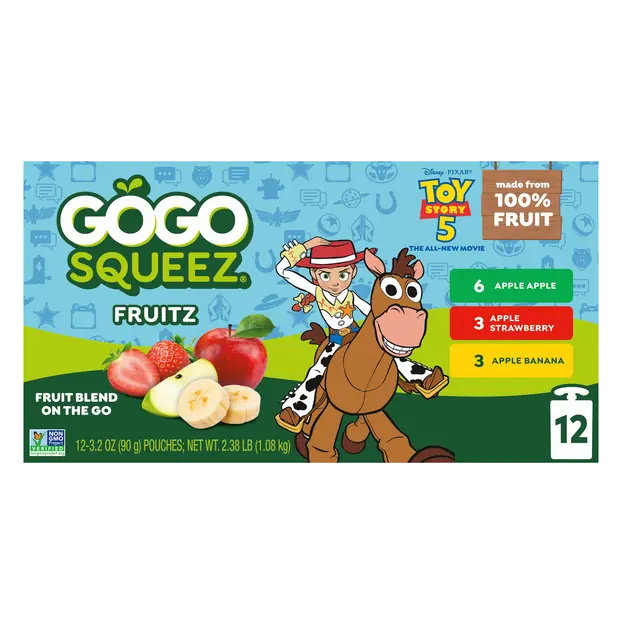Variety Pack Applesauce Pouches - 12 ct
