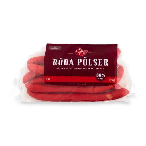 Hot Dog Pölser Röda
