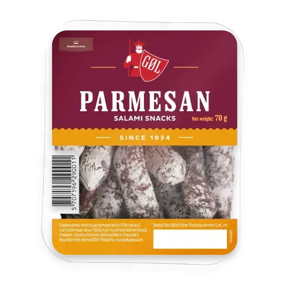 Parmesan Salami Snacks