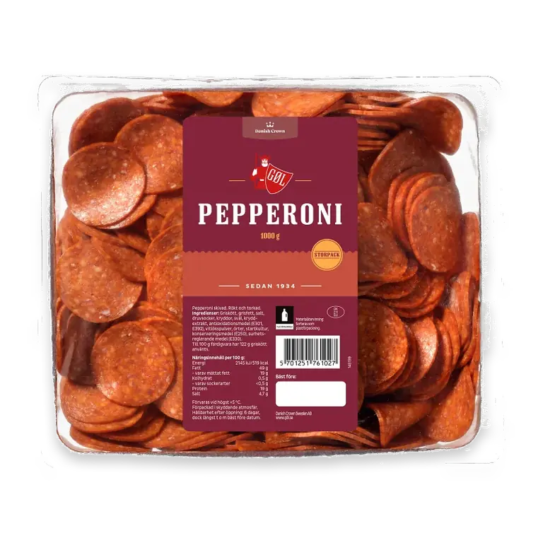 Salami Pepperoni Skivad 1kg