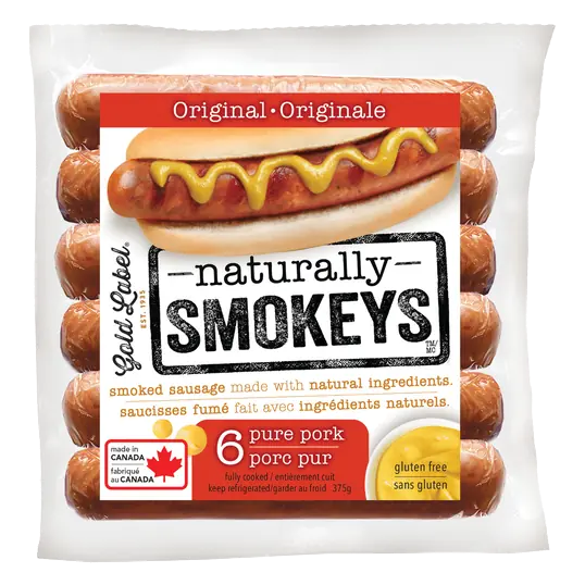 Gluten-Free Sausage Pure Pork Original 375 g
