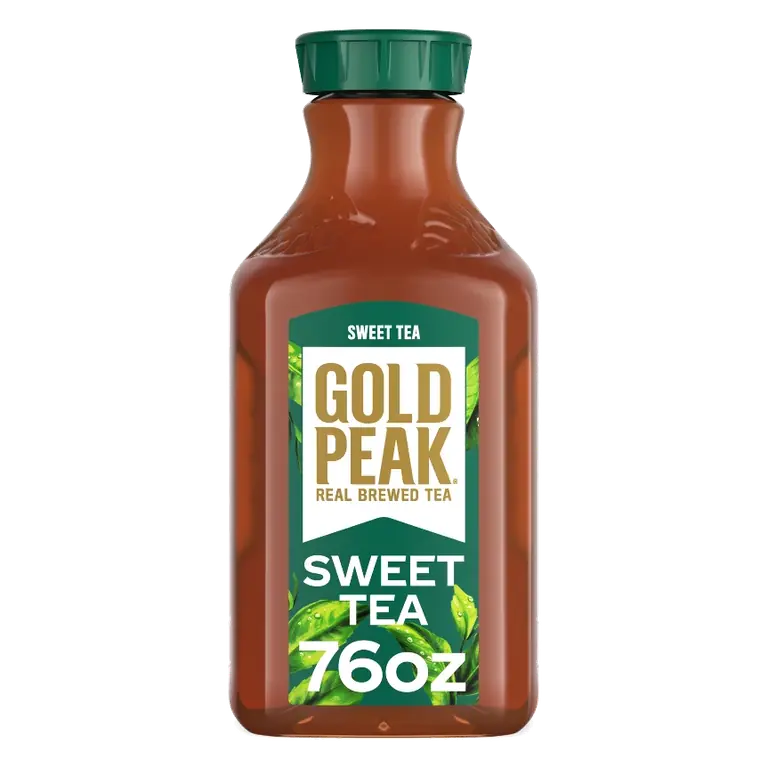GOLD PEAK Sweetened Black Iced Tea Drink, 76 fl oz: No Pulp