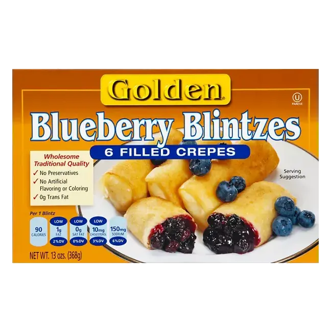 Blintzes, Blueberry