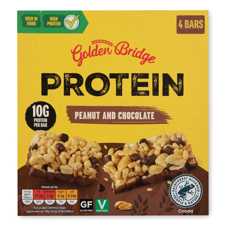Chocolate Protein Peanut Bars
