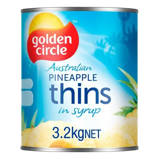 Aussie Pineapple Thins In Syrup