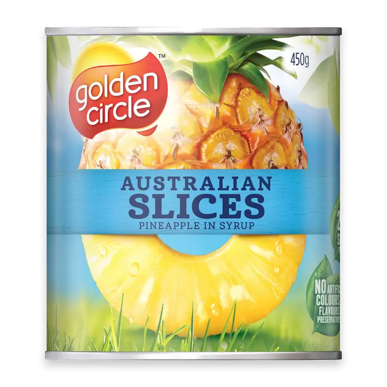 Australian Canned Fruit Tinned Pineapple Slices in Syrup
