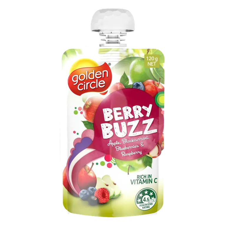Berry Buzz Apple, Blackcurrant, Blueberry & Raspberry Pouch