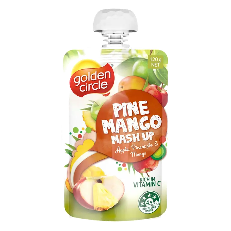 Pine Mango Mash Up Apple, Pineapple & Mango Pouch