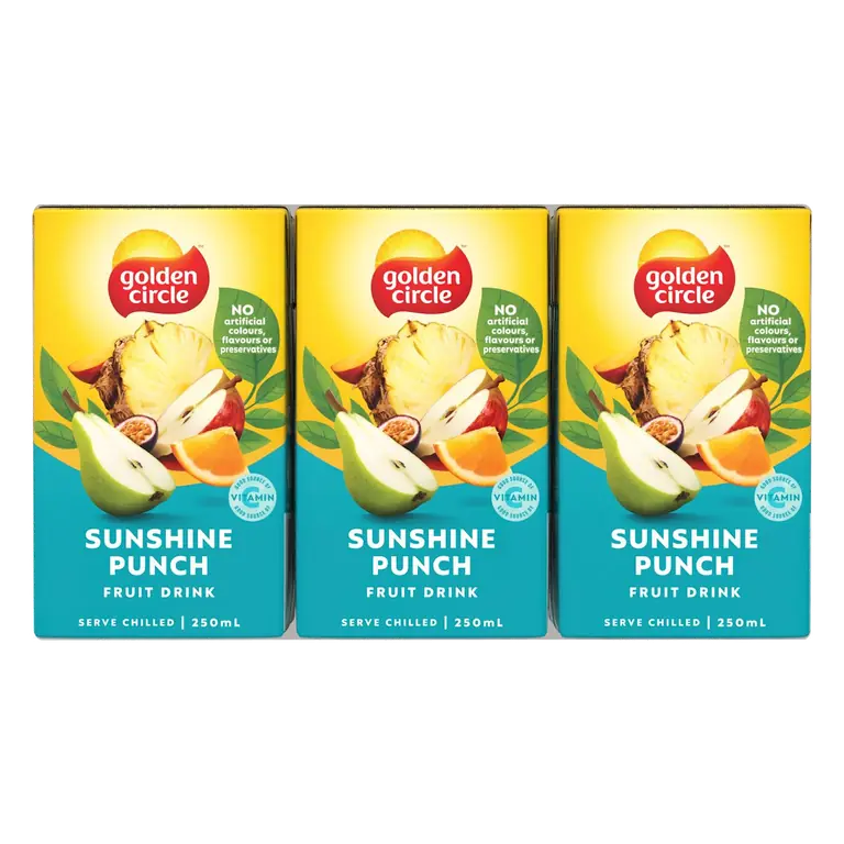 Sunshine Punch Fruit Drink Multipack Poppers