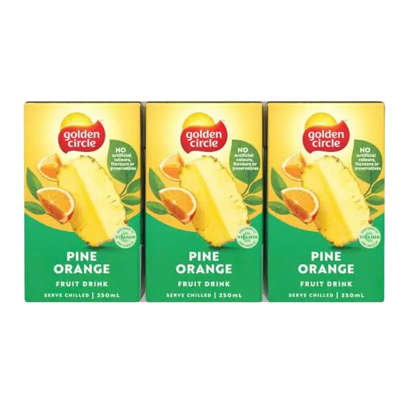 Tetra Drink Pineapple Orange 6 Pack