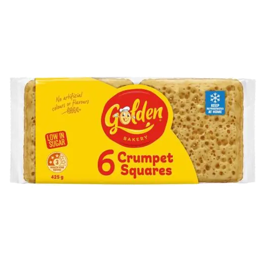 Crumpet Square 6 Pack