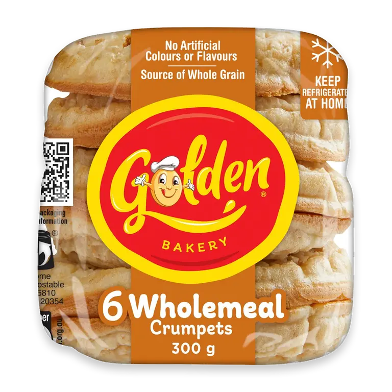 Crumpets Round Wholemeal