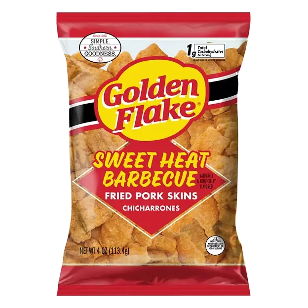 Fried Pork Skins Sweet Heat Barbecue Chicharrones