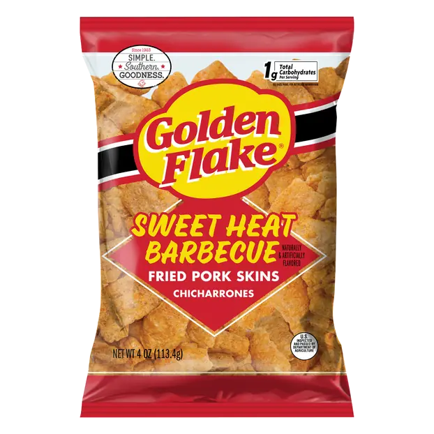 Sweet Heat Barbecue Fried Pork Skins