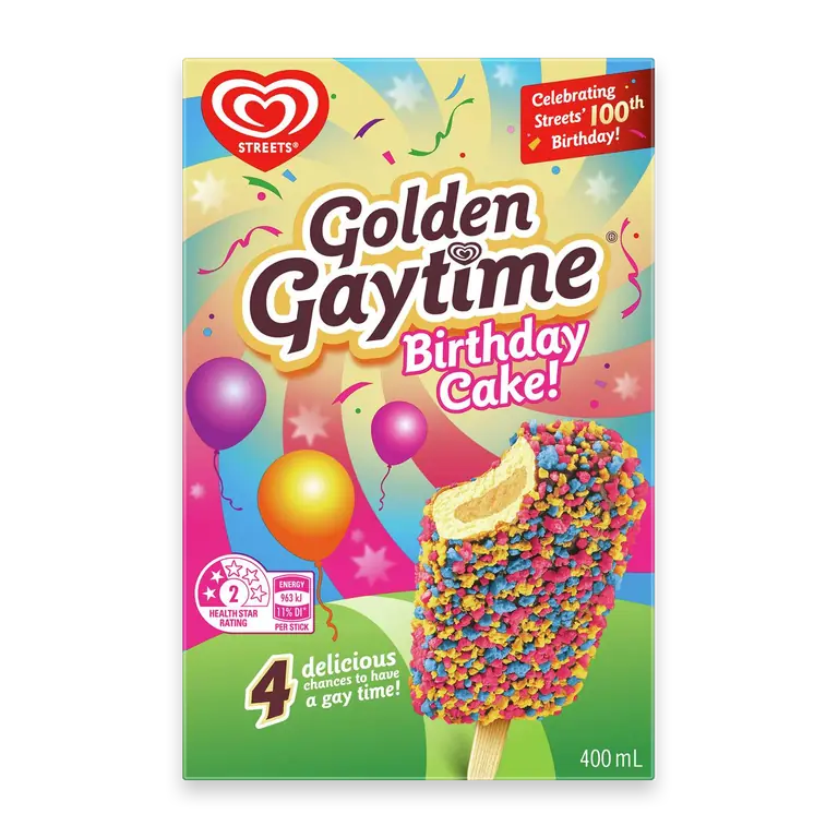 Streets Birthday Cake Ice Cream Sticks