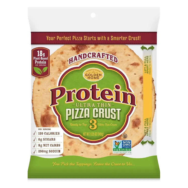 Golden Home Ultra Thin Pizza Crust 3 Each - 5.25 oz - Case of 10