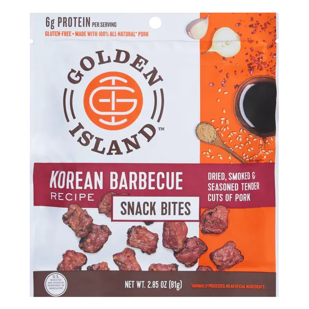 Korean Barbecue Recipe Dried, Smoked & Seasoned Tender Cuts of Pork Snack Bites