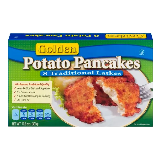 Potato Pancakes Traditional Latkes - 8 ct Frozen