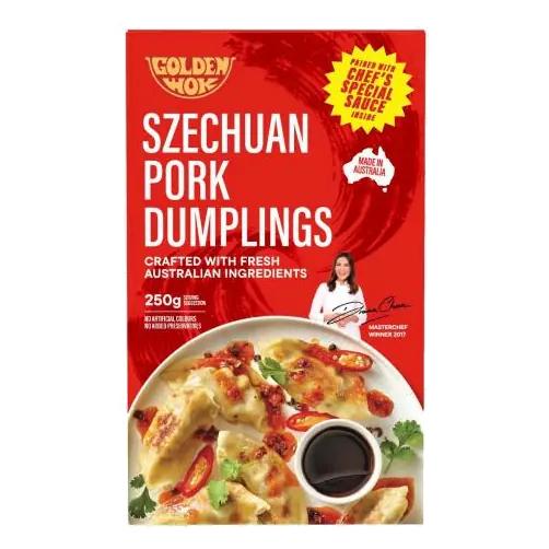 Diana Chan's Szechuan Pork Dumplings With Chefs Special Sauce