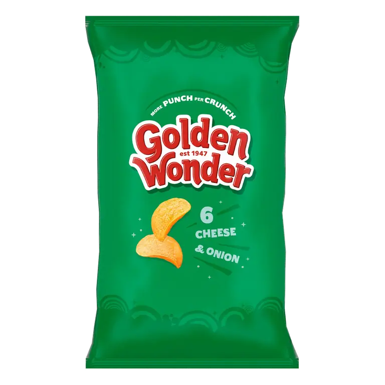 Golden Wonder Cheese & Onion 6 x 25g