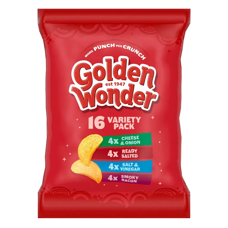 Golden Wonder Variety Pack 16 x 25g