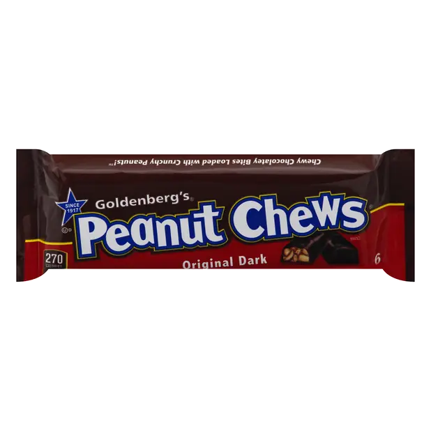 Gluten Free Original Dark Chocolate Peanut Chews Candy