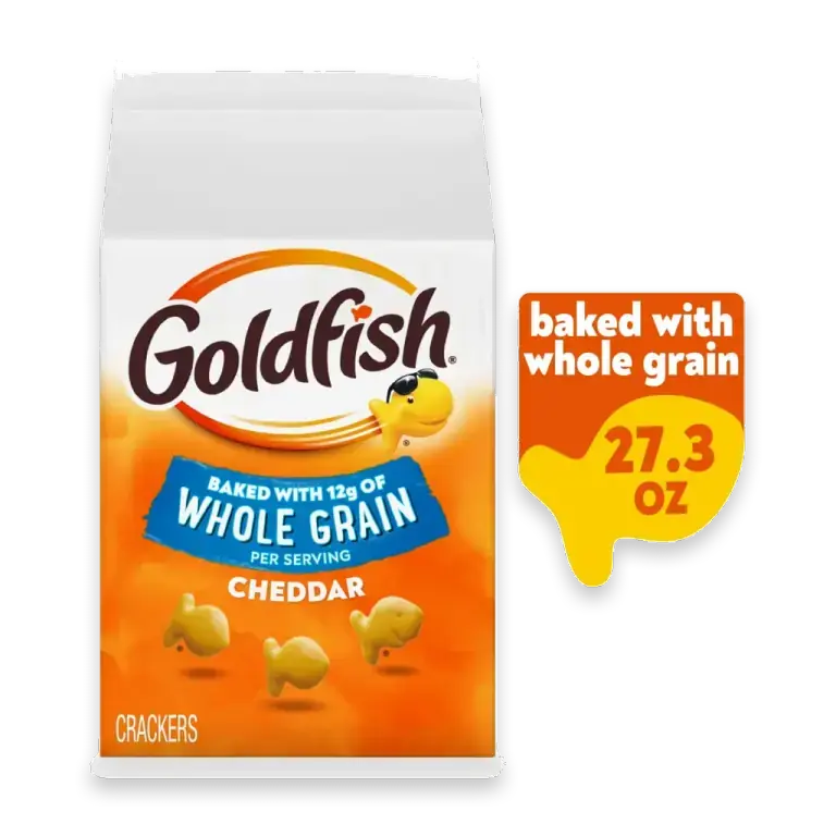 Baked With Whole Grain Cheddar Baked Snack Crackers