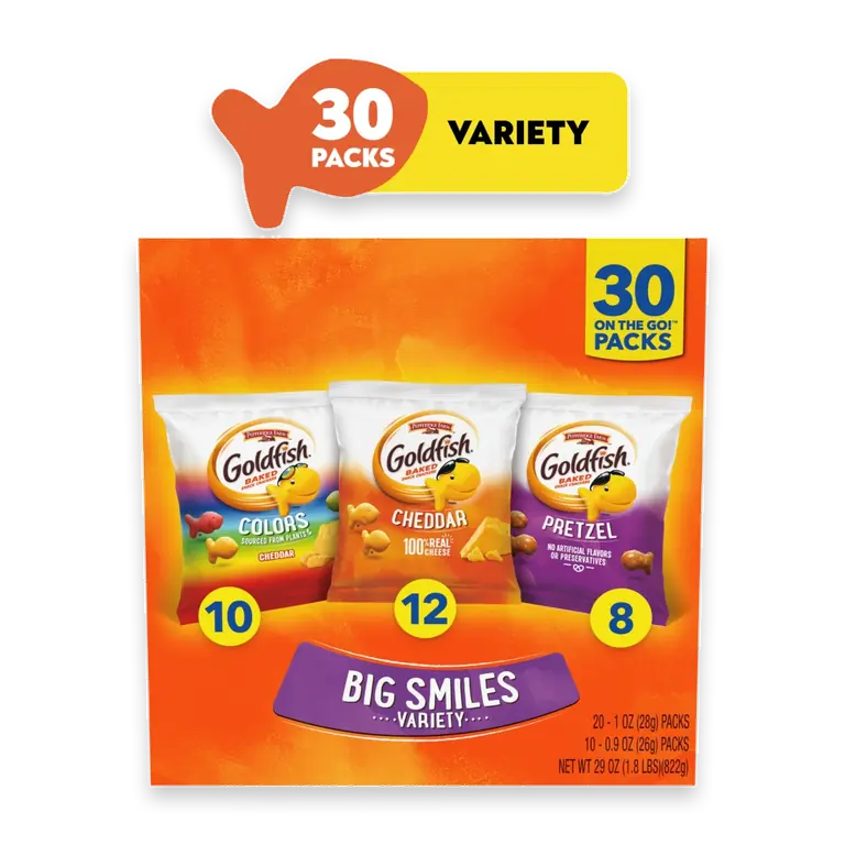 Big Smiles Pretzels And Cheese Crackers Variety Pack