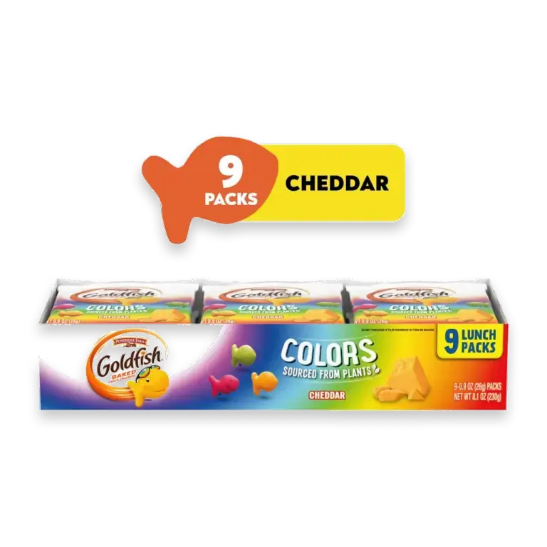 Colors Cheddar Cheese Crackers Multipack