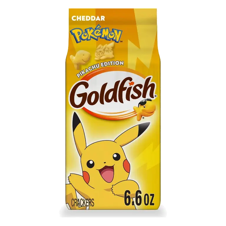 Goldfish Limited Edition Pikachu Cheddar Crackers, 6.6oz