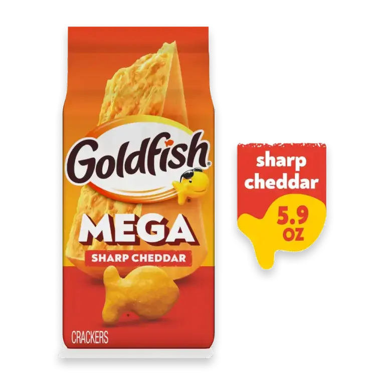 Mega Bites Sharp Cheddar Cheese Crackers