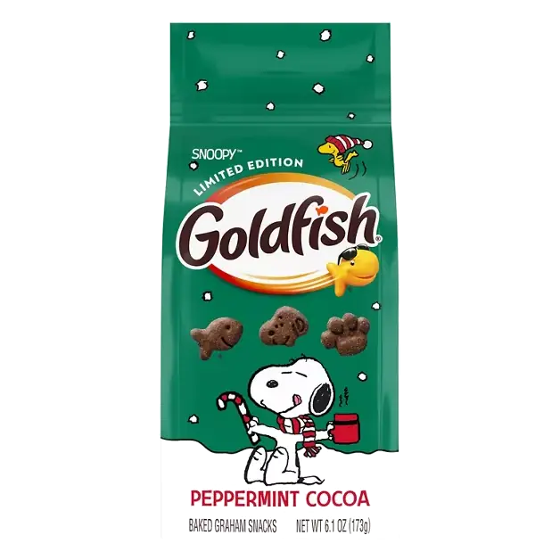 Snoopy Baked Peppermint Cocoa Graham Snacks